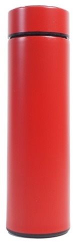 Aga Termoska s teploměrem 500 ml červená