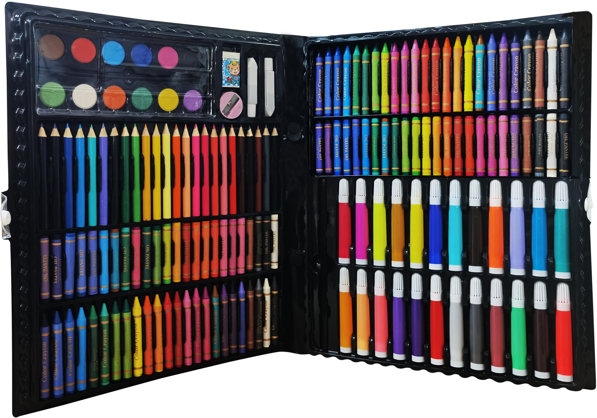 Aga4Kids Kreativní výtvarná sada 168 ks Černá