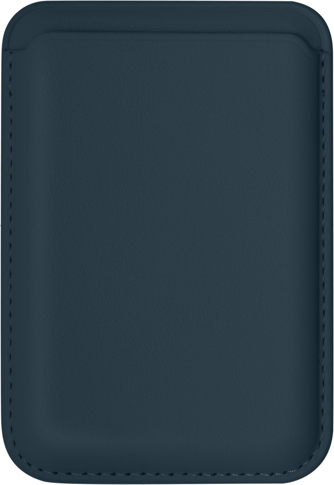 AlzaGuard PU Leather Card Wallet Compatible with Magsafe - petrolejově modrá
