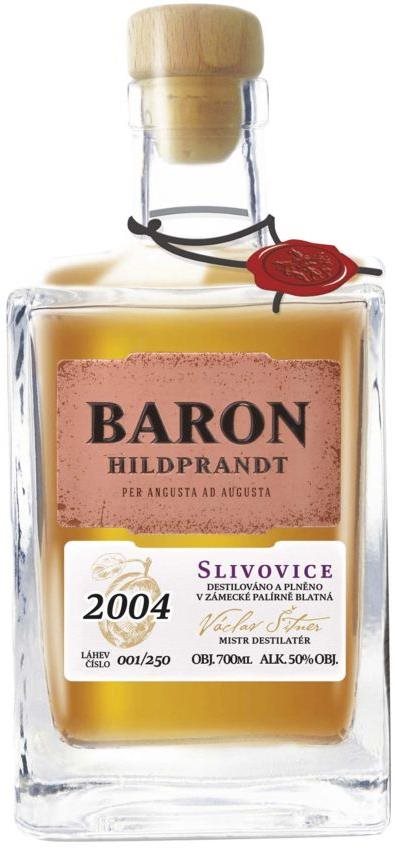 Baron Hildprandt Slivovice 2004 0,7l 50% L.E.