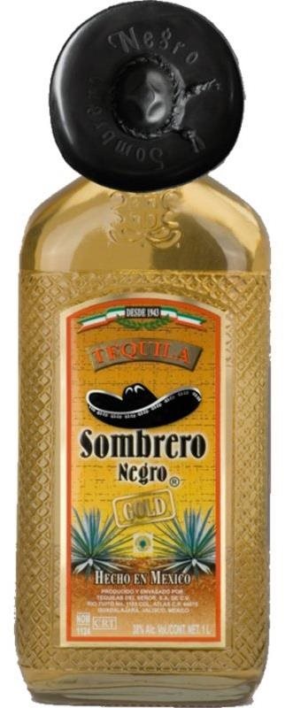 Sombrero Negro Gold tequila 1l 38%