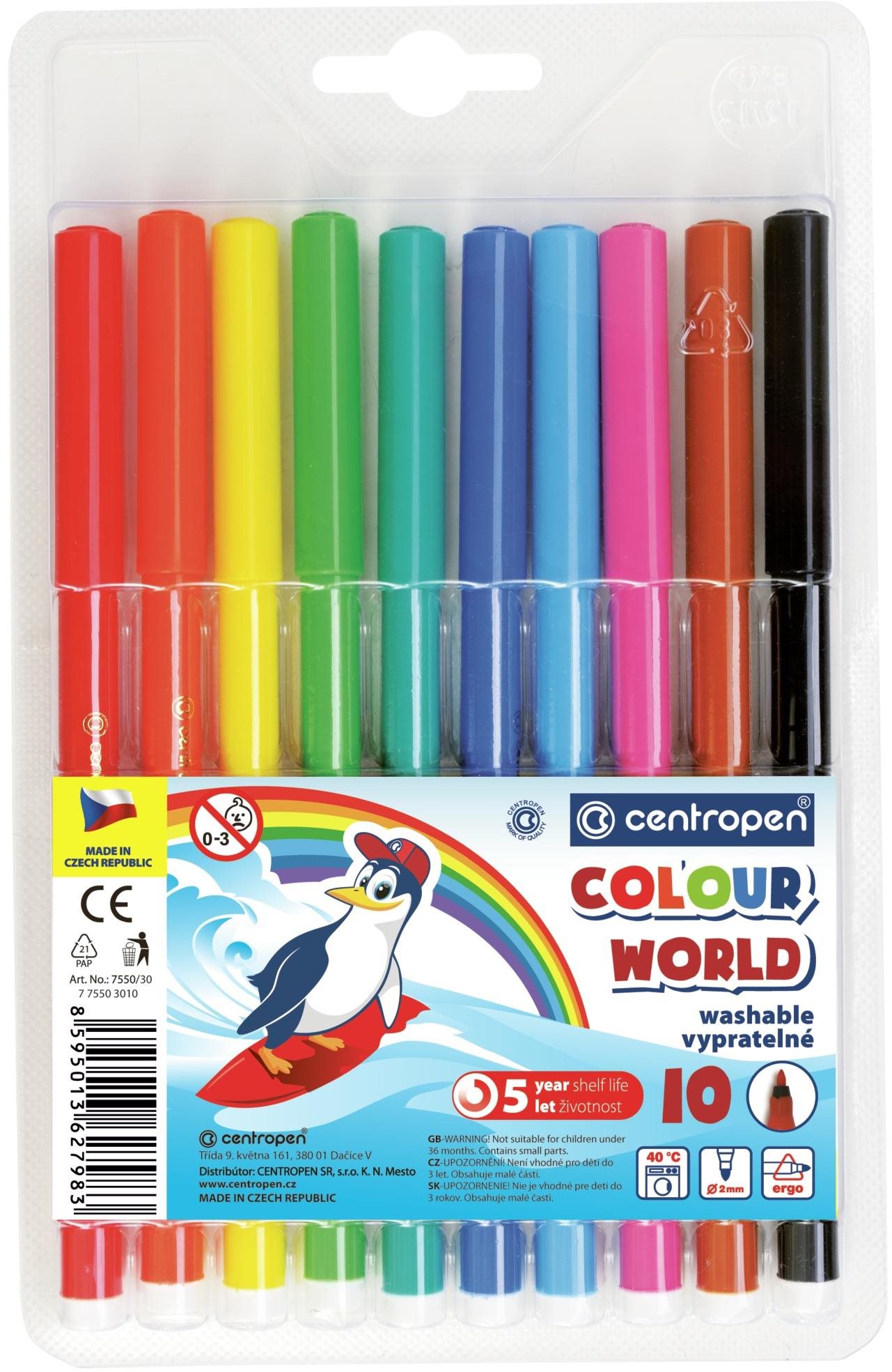 CENTROPEN popisovače RED 7550 10 ks