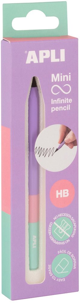 APLI Nekonečná tužka mini Infinite, fialová