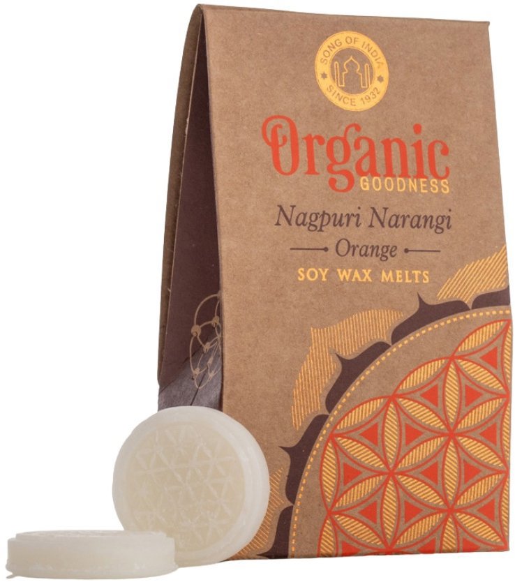 Song of India Organic Goodness Vonný vosk Nagpuri Narangi Orange