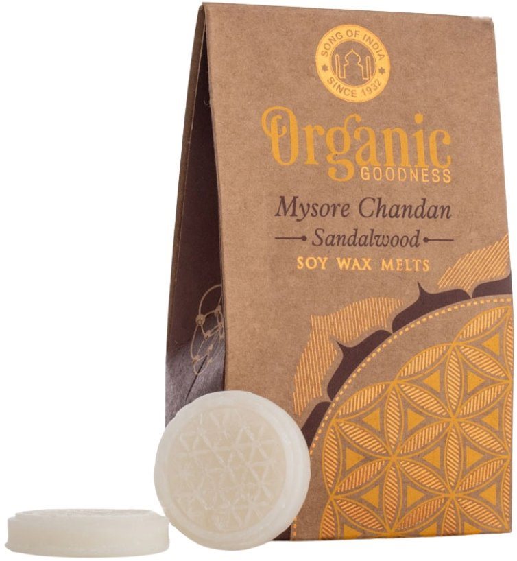 Song of India Organic Goodness Vonný vosk Mysore Chandan Sandalwood