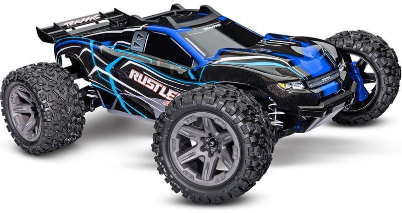 Traxxas Rustler 1:10 2BL 4 WD modrý