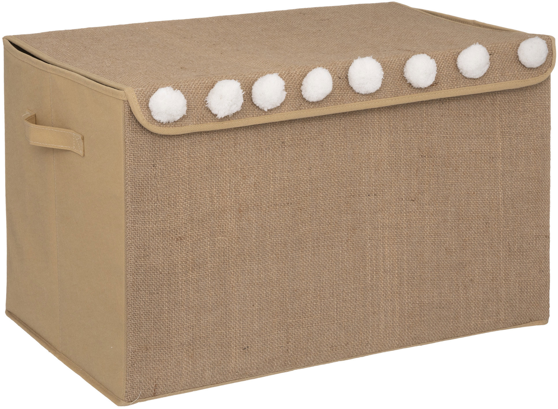 Atmosphera for kids Velký úložný box na hračky 57 × 36 × 36 cm, jutový