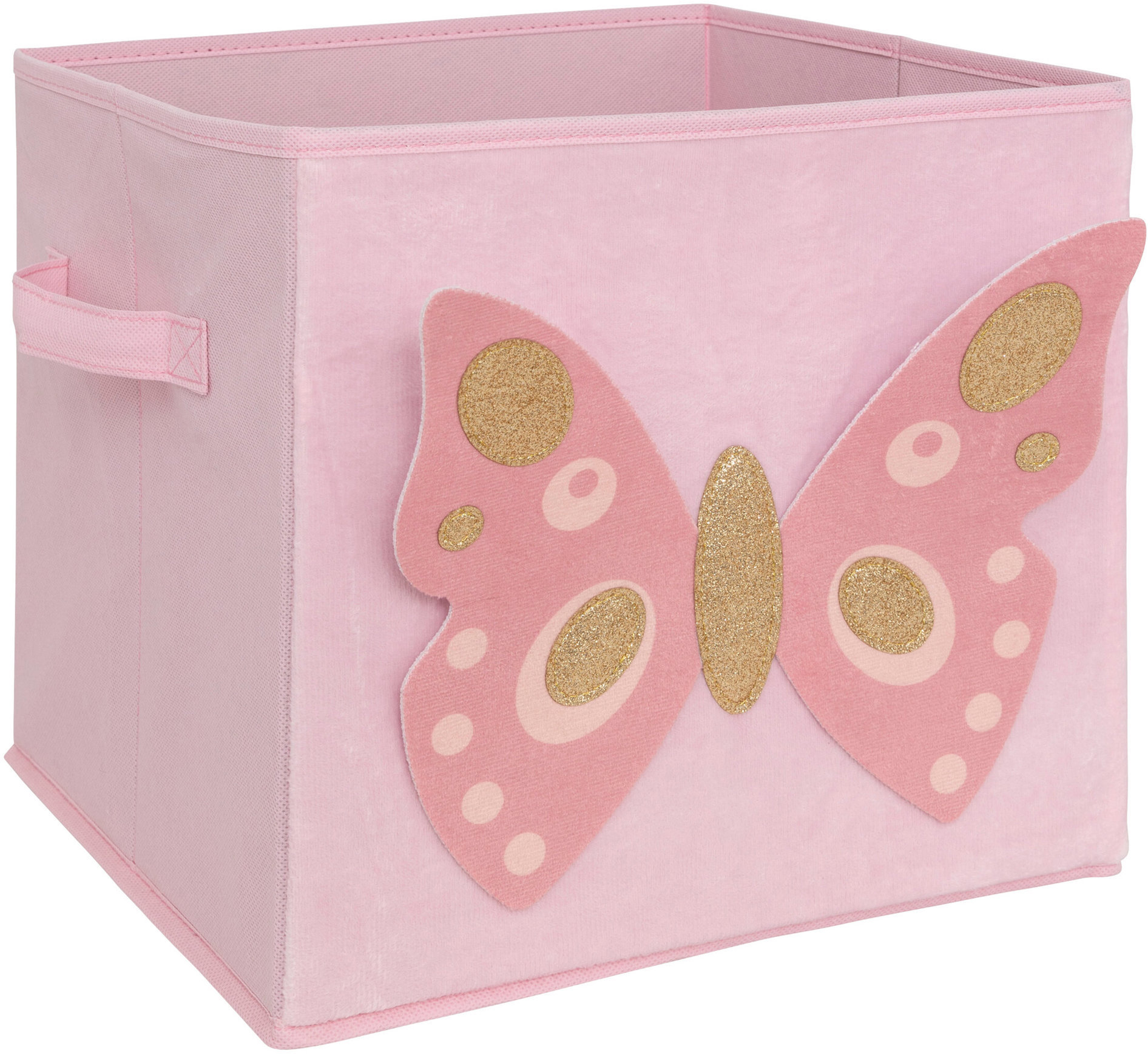 Atmosphera for kids Box na hračky s motýlkem STAY 29 × 29 cm