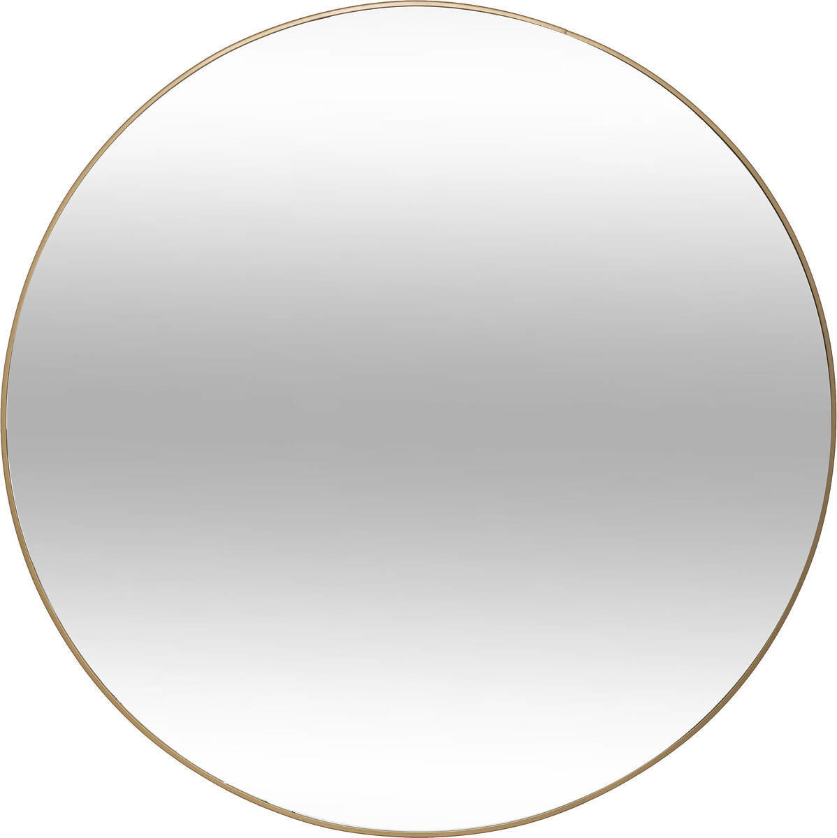 Atmosphera Velké kulaté zrcadlo Alice, průměr 110 cm, zlatý rám