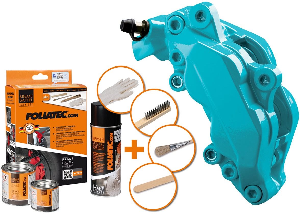 FOLIATEC - barva na brzdy - tyrkysová
