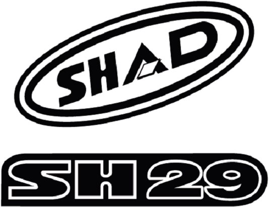 SHAD Samolepky červená pro SH29