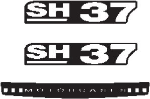 SHAD Samolepky pro SH37
