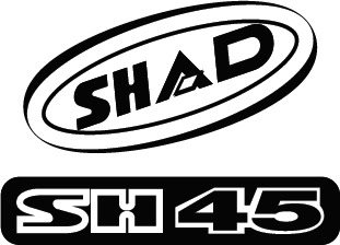 SHAD Samolepky červená pro SH45