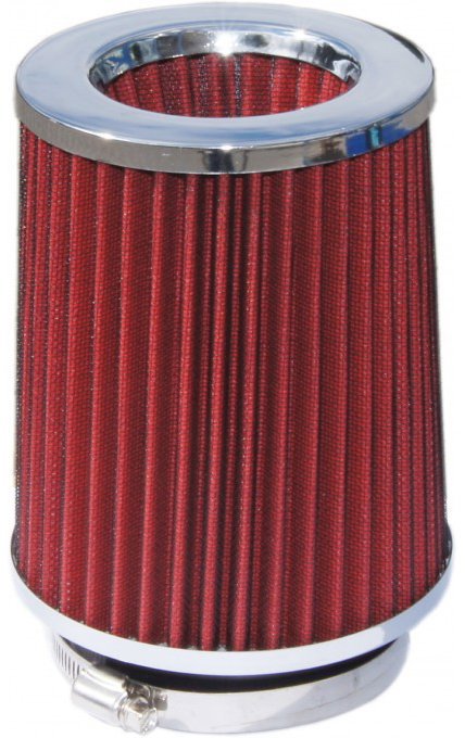 PREXIM Filtr sportovní vzduchový červený + redukce 60-80 mm