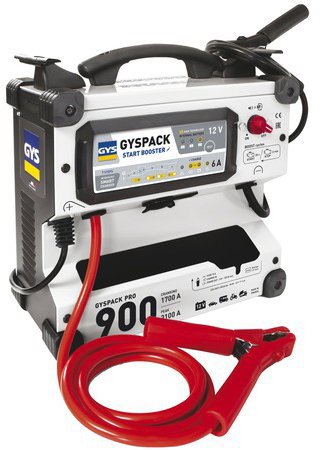 GYS startovací zdroj s integrovanou nabíječkou vnitřní baterie GYSPACK PRO 900 12 V 3100A