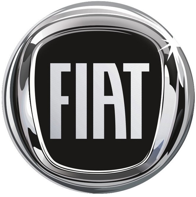 Panacea Pryskyřicové samolepky středy kol Fiat - chromová fólie - 4ks