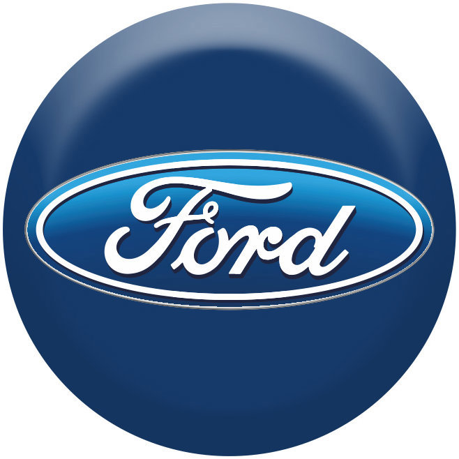 Panacea Pryskyřicové samolepky středy kol Ford - 4ks