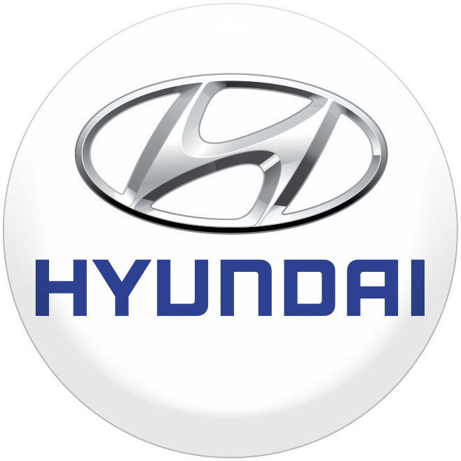 Panacea Pryskyřicové samolepky středy kol Hyundai - 4ks