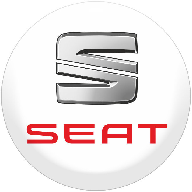 Panacea Pryskyřicové samolepky středy kol Seat - 4ks