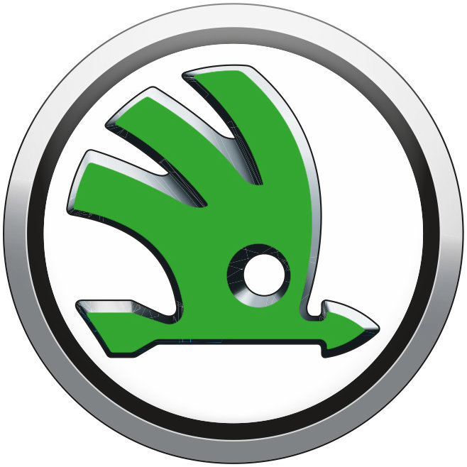 Panacea Pryskyřicové samolepky středy kol Škoda - 4ks