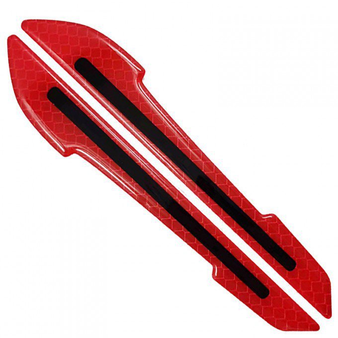 PREXIM samolepky na zrcátka, reflexní červené