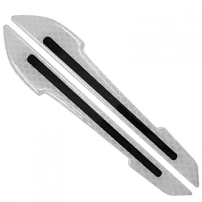 PREXIM samolepky na zrcátka, reflexní bílé