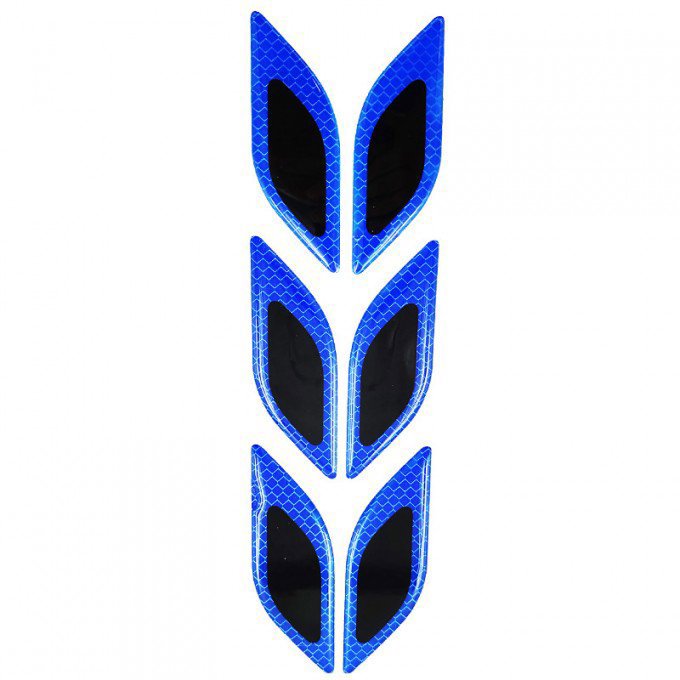 PREXIM samolepky deflektory, reflexní modré