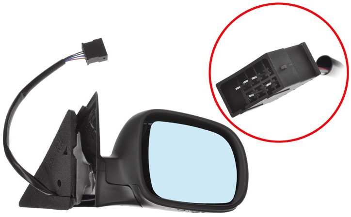 ACI zrcátko pro VW PASSAT 96-00 -9/97 pro lak malé P