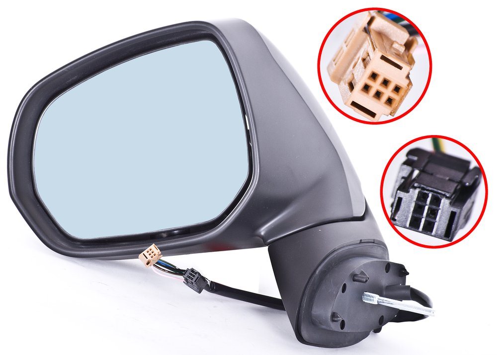 ACI zrcátko pro CITROEN C3 Picasso 09- el. sklopné se světlem pro nástup pro lak (9pinů) L