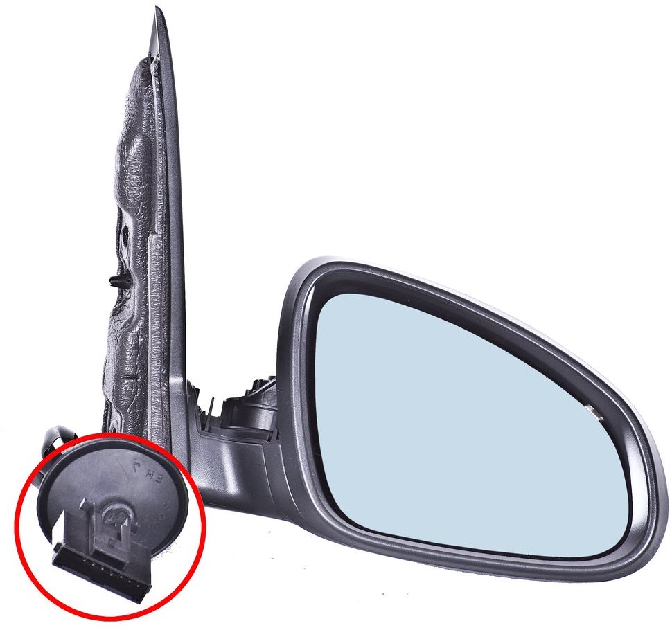 ACI zrcátko pro OPEL Astra 09- el. sklopné pro lak (7pinů) P