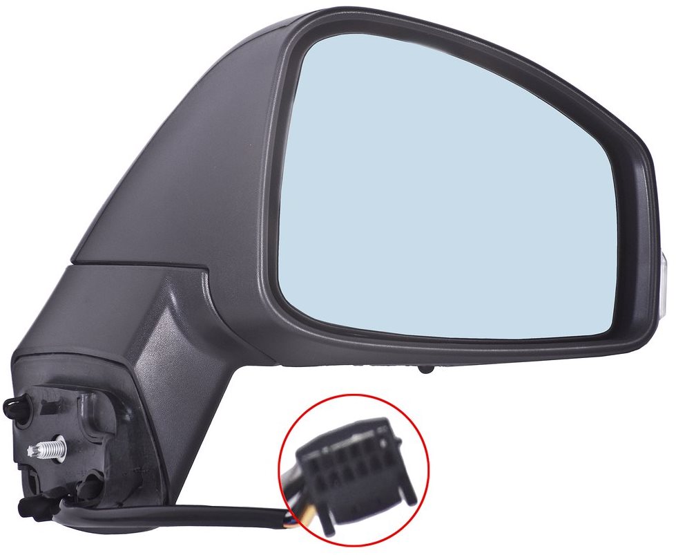 ACI zrcátko pro RENAULT Scenic/Grand Scenic 09- el. sklopné s blikačem pro lak (8pinů) P