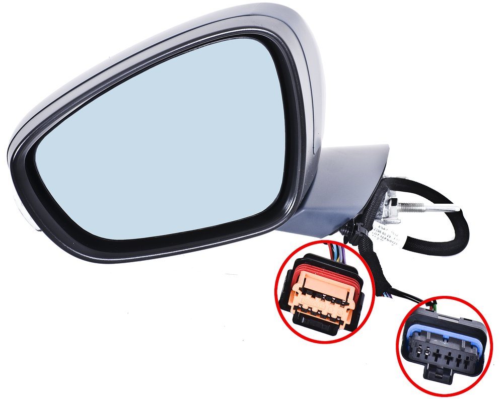 ACI zrcátko pro PEUGEOT 508, 10- el. sklopné s blikačem a světlem pro nástup pro lak L