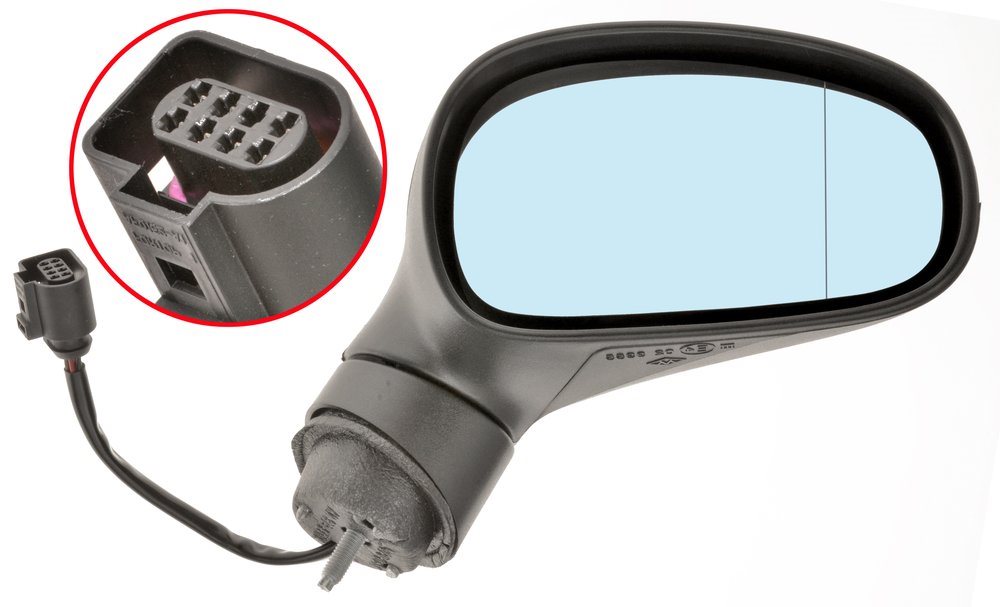 ACI zrcátko pro SEAT Leon 05-09 -4/09 el. sklopné pro lak P