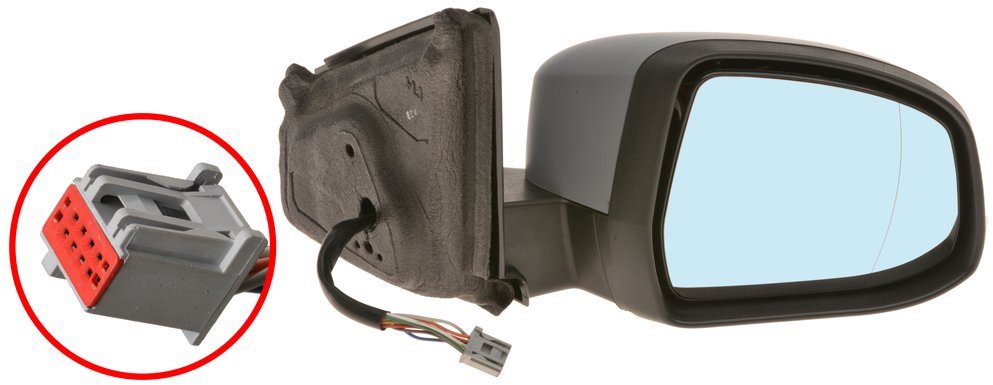 ACI zrcátko pro FORD Mondeo 10-14 el. sklopné s blikačem a světlem pro nástup pro lak P