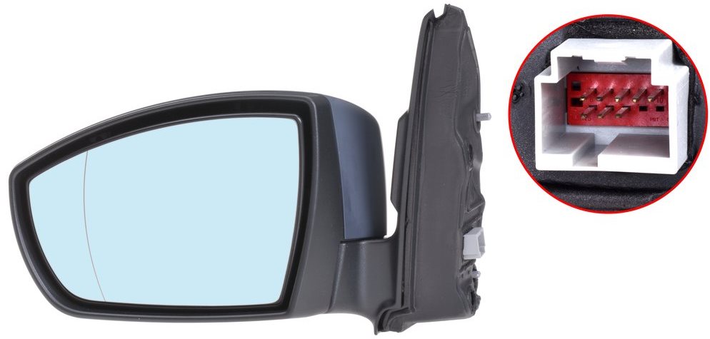 ACI zrcátko pro FORD Kuga 12- el. sklopné s blikačem a světlem pro nástup pro lak L