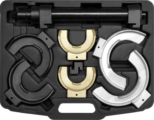 GEKO Stahovák pružin McPherson s vyměnitelnými čelistmi