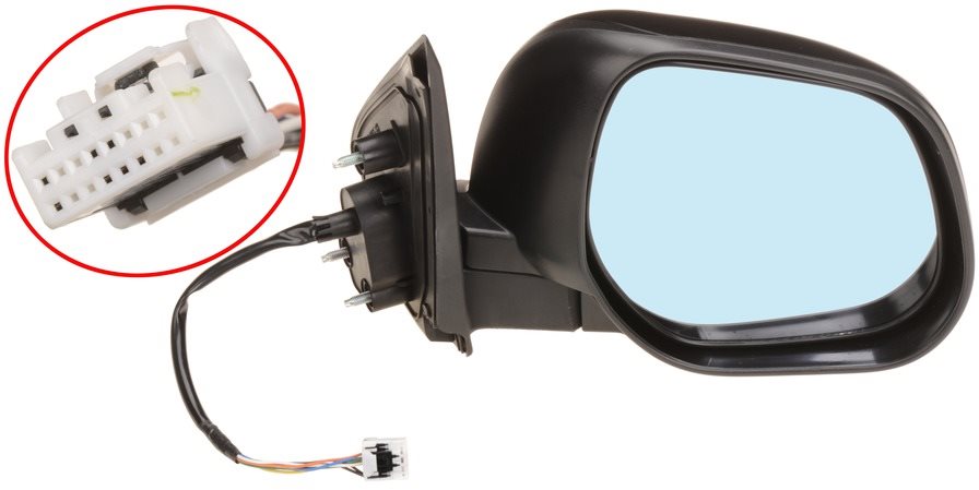 ACI zrcátko pro CITROEN C-Crosser 07-12 el. sklopné pro lak (7pinů) P