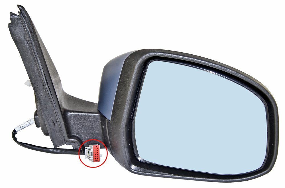 ACI zrcátko pro FORD Mondeo 07- el. sklopné se světlem pro nástup pro lak P