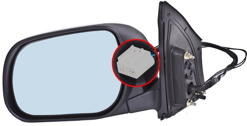 ACI zrcátko pro TOYOTA RAV4, 05-08 pro lak el.