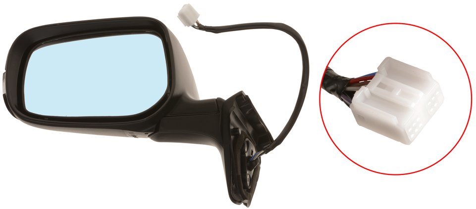 ACI zrcátko pro TOYOTA Auris 10-13 el. sklopné s blikačem pro lak (9pinů) L