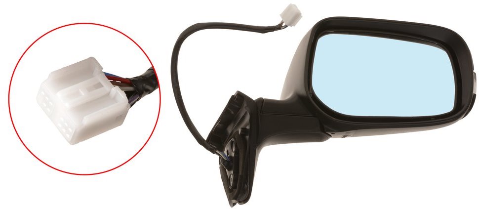 ACI zrcátko pro TOYOTA Auris 10-13 el. sklopné s blikačem pro lak (9pinů) P