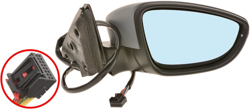 ACI zrcátko pro VW JETTA 11- el. sklopné s pamětí, blikačem a světlem pro nástup pro lak (1