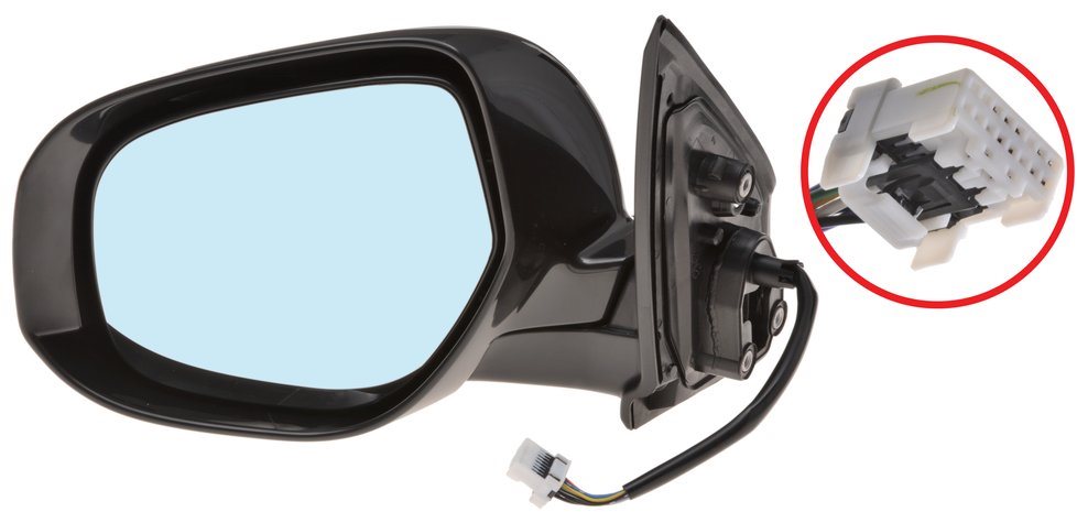 ACI zrcátko pro CITROEN C4 AIRCROSS 12- el. sklopné s blikačem pro lak (9pinů) L