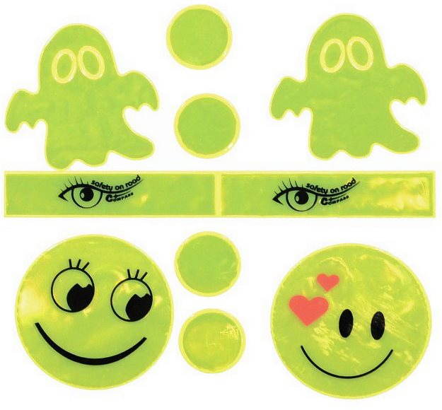 COMPASS Set reflexní samolepky S.O.R.