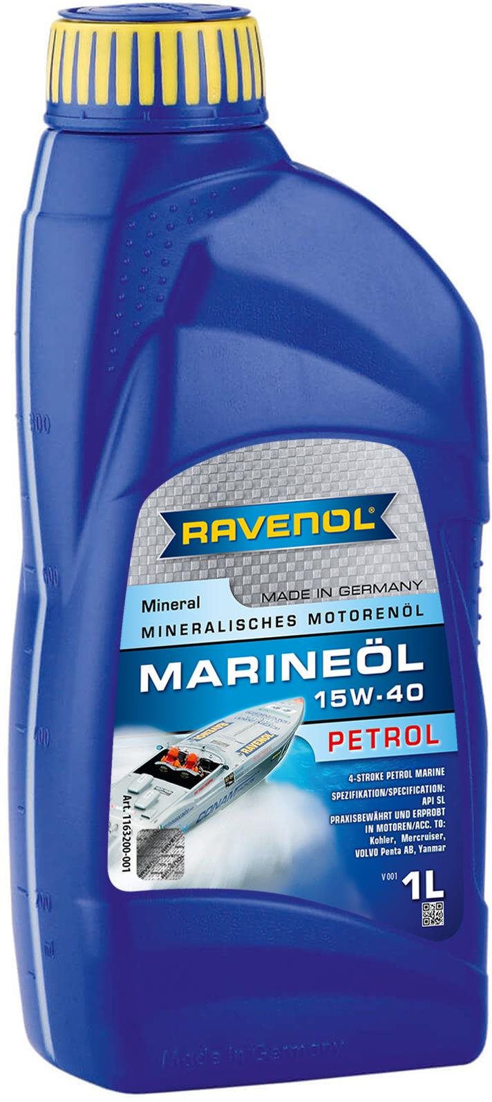 RAVENOL MARINEOIL PETROL SAE 15W-40; 1 L