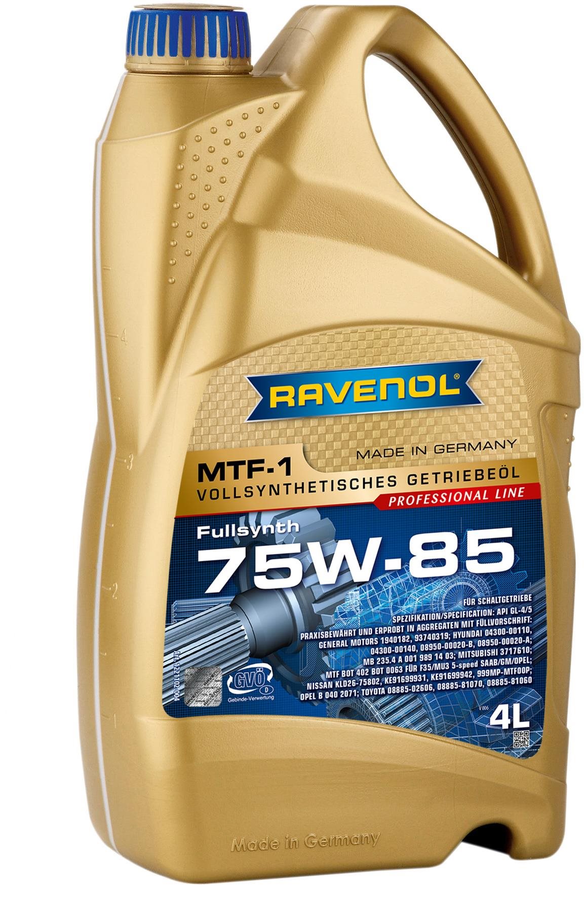 RAVENOL MTF-1 SAE 75W-85; 4 L