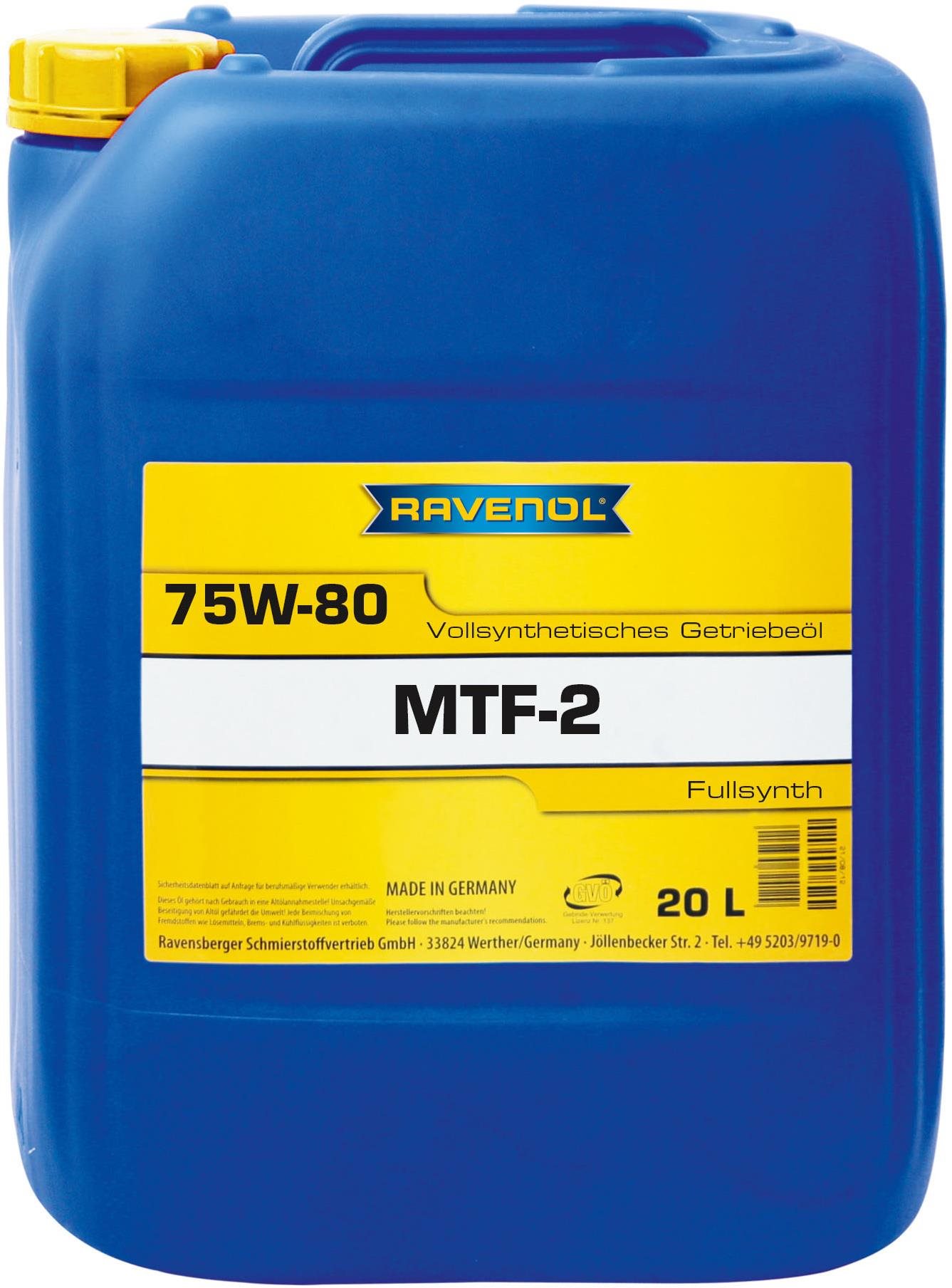 RAVENOL MTF-2 SAE 75W-80; 20 L