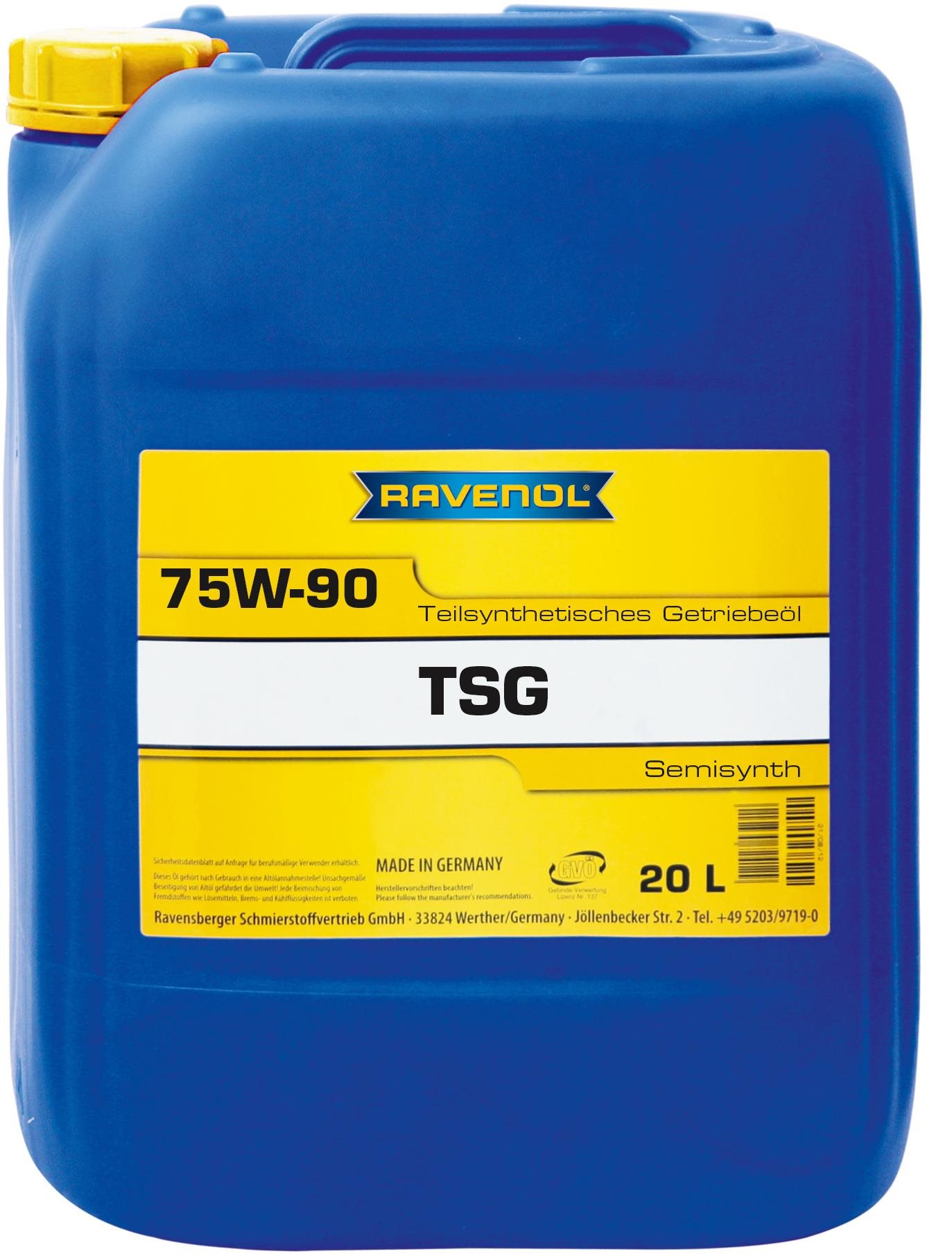 RAVENOL Getriebeoel TSG SAE 75W-90; 20 L