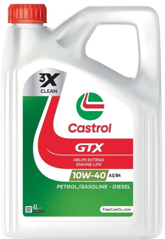 Castrol GTX 10W-40 A3/B4; 4L