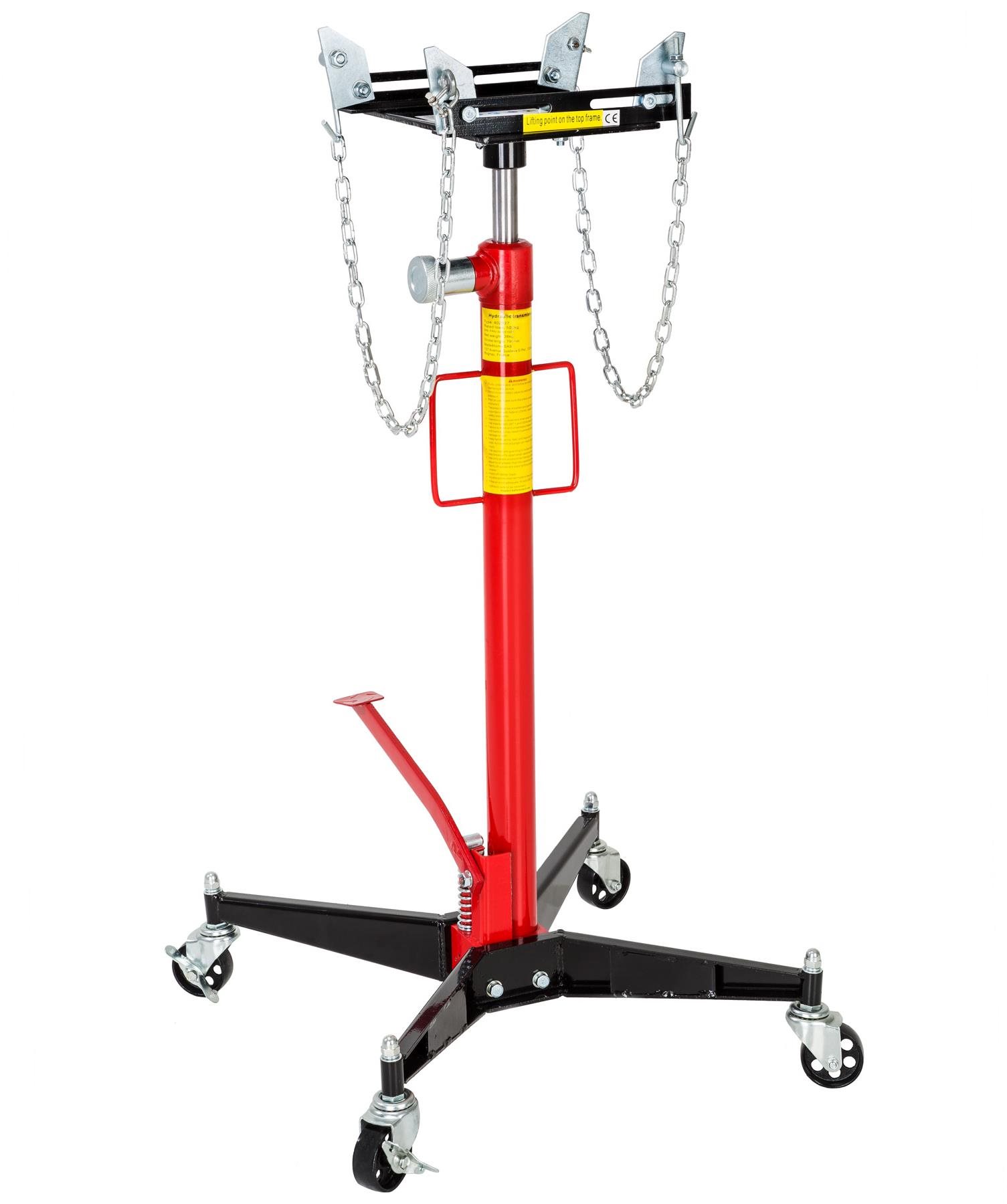 Tectake hydraulický zvedák převodovky 0,5t červený